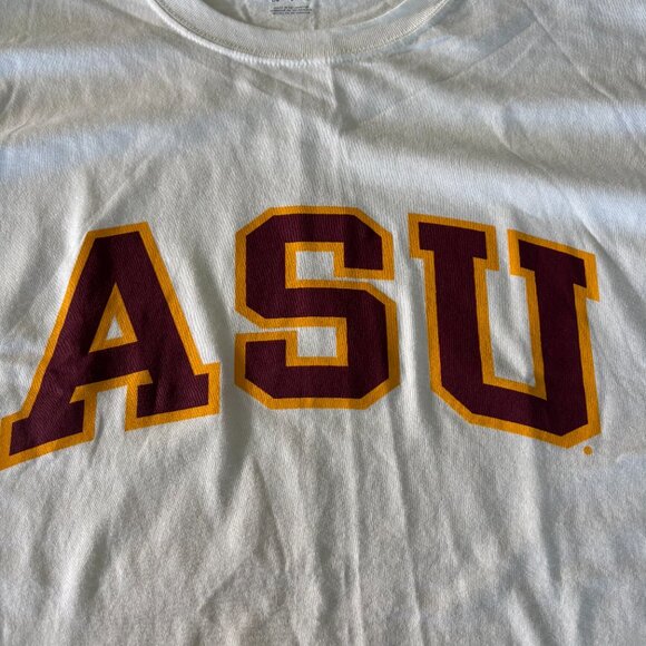 ASU Arizona State University White T-Shirt from Champion Men’s Large - Picture 6 of 8